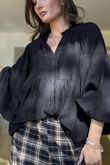 Balmoral Blouse Black /6 =